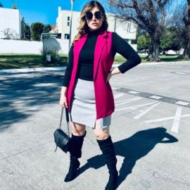 Chaleco Liso con Forro Modelo 2095