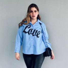Camisa Love Oversize 603