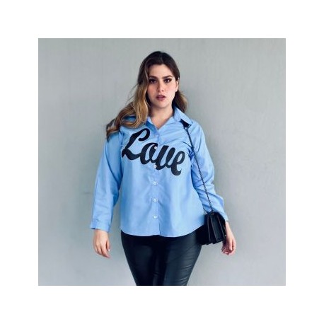 Camisa Love Oversize 603