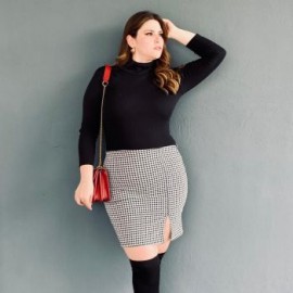 Falda corta con strech Tallas Extras, 2108