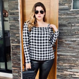 Blusa Escote Cuadro BL-JUL 006
