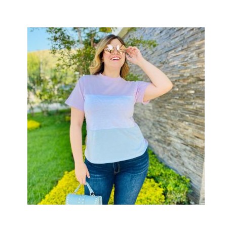 Blusa Tricolor En Tendencia BL-JUL- 007