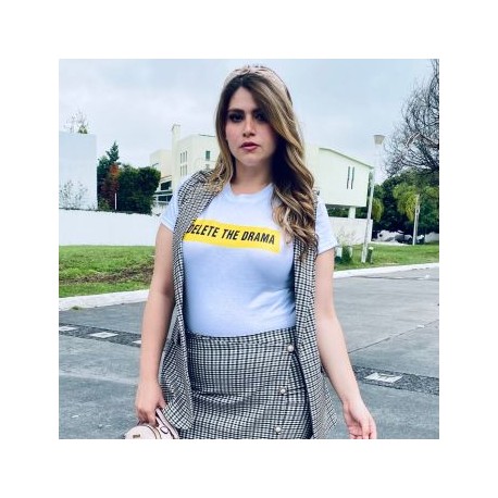 Playera Fashion PL9001-26 DELETE THE DRAMA