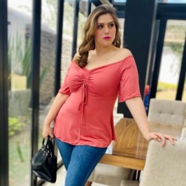 Blusa strech escote ajustable BL 1711