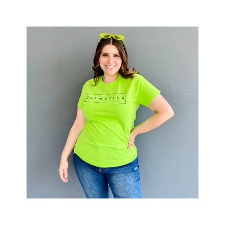 Playera Roman Fashion /Tallas Extras, 9001-43 Drámatica (Verde)