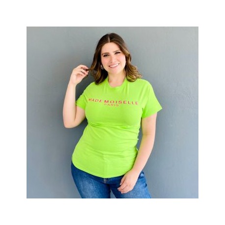 Playera Roman Fashion /Tallas Extras, 9001-20 Mademoiselle (Verde)