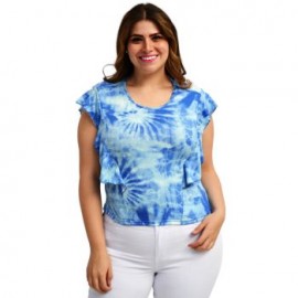 Blusa con olanes Tie Dye BL 1730