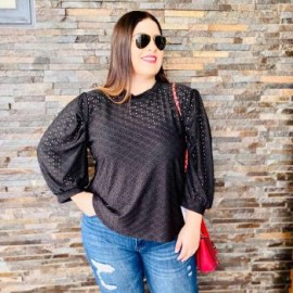 Blusa Strech con Manga Bombacha BL-ST- 7018
