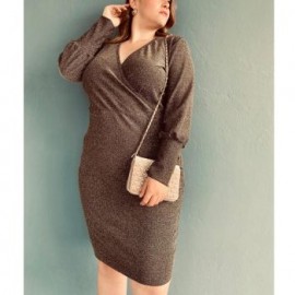 Vestido formal Tallas Extras, 4300 (Dorado)