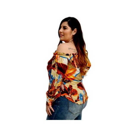 Blusa asimetrica de Algodón BL-ST- 5135