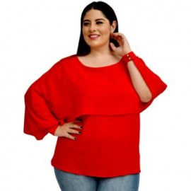 Blusa con capa, modelo BL1656
