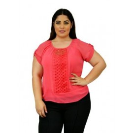 Blusa de chifón modelo MM96250 (incluye blusa basica)
