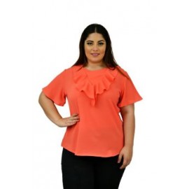 Blusa con olan modelo BL1615