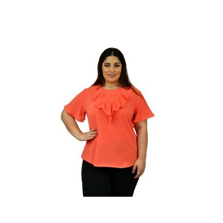 Blusa con olan modelo BL1615
