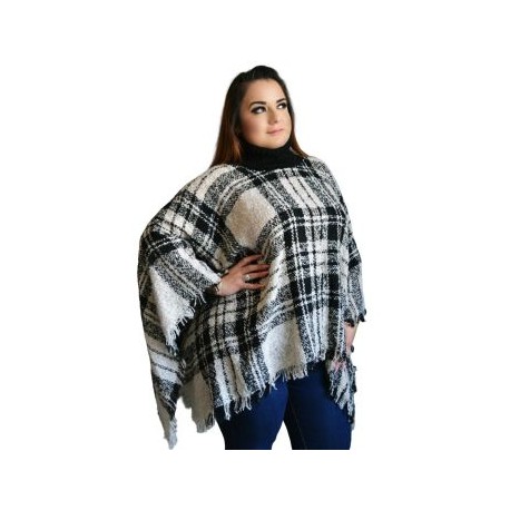 Poncho tejido modelo PON-002