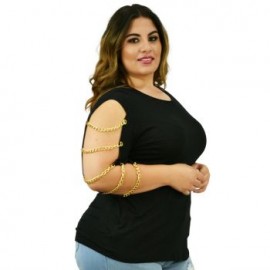 Blusa modelo BL002 (diseño de cadenas en las mangas)