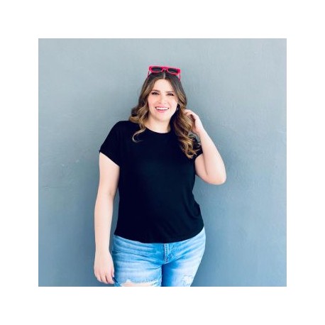 Playera básica Balam/Tallas Extras, 0067 (Negro)