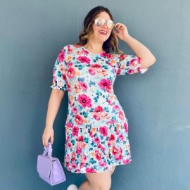 Vestido casual talla extra, modelo 4288