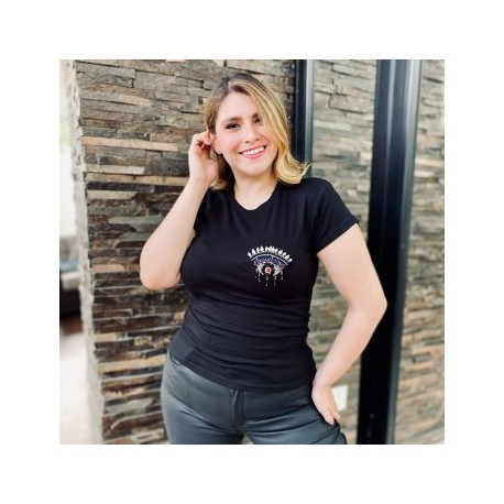 Playera básica en talla extra, modelo 307 (negro) Ojo