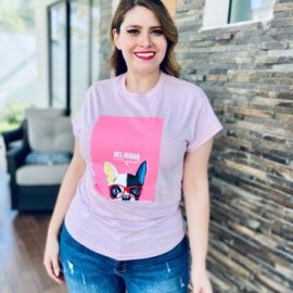 Playera Fashion PL9001-35 HEY HUMAN
