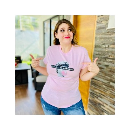 Playera talla extra, modelo 9001-39 (rosa)
