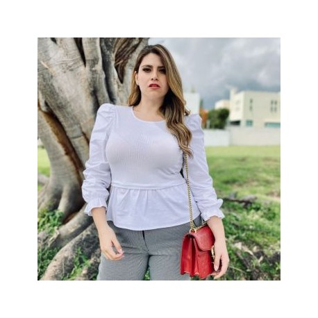 Blusa Con Diseño De Chaleco + Camisa Bombacha BL-ELY- 2905