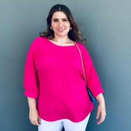Blusa casual Roman Fashion/Tallas Extras, 1814 (Fiusha)