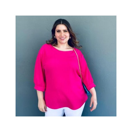 Blusa casual Roman Fashion/Tallas Extras, 1814 (Fiusha)