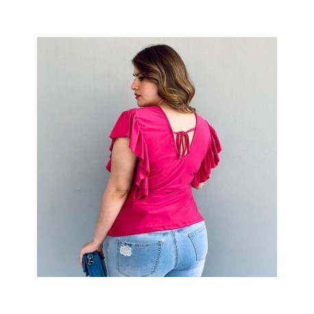 Blusa con strech (talla extra), modelo 1778 (Fiusha)