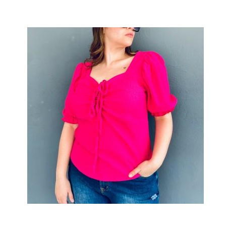 Blusa casual Roman Fashion /Tallas Extras, 1827 (Fiusha)