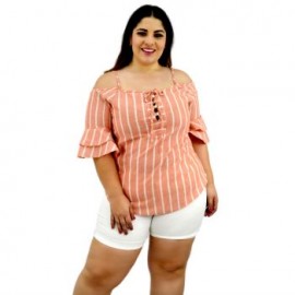 Blusa juvenil de lino modelo BL-ST- 5085