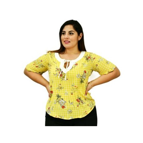 Blusa contemporánea modelo BL1636