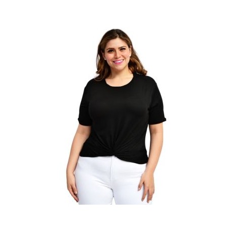 Blusa casual con nudo BL 1688