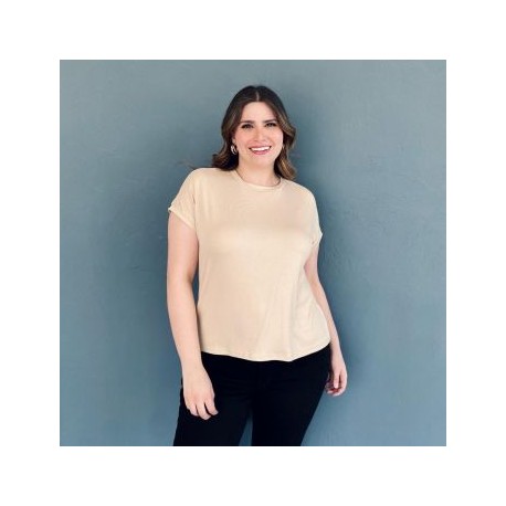 Playera básica Balam/Tallas Extras, 0067 (Beige)
