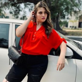 Blusa casual a la cintura BL- 035