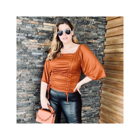 Blusa largo y hombro ajustable 1741