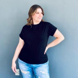 Blusa casual Balam/Tallas Extras, 0011 (Negro)