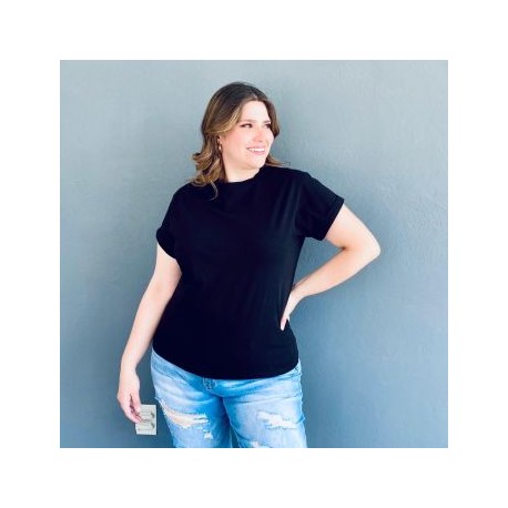 Blusa casual Balam/Tallas Extras, 0011 (Negro)