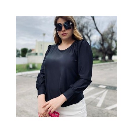 Blusa Manga Farol Satinada 2781