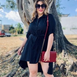 Vestido asimétrico, modelo 3724