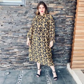 Vestido midi, modelo 4204