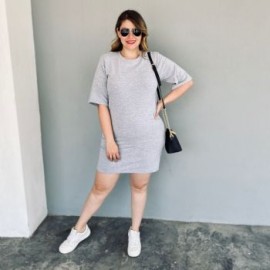 Vestido oversize, modelo 9504