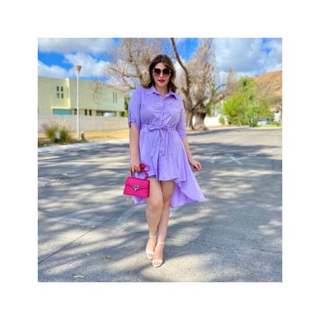 Vestido asimétrico, modelo 3724