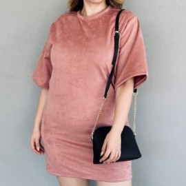 Vestido Oversize de Gamusa Strech 9503