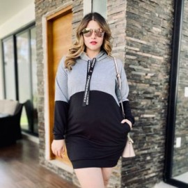 Vestido deportivo bicolor 8024