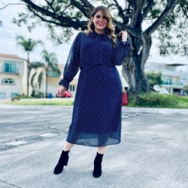 Vestido Midi (Incluye Fondo) 4204