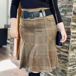 Falda Midi Acampanada, Modelo 11804