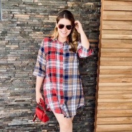 Vestido Camisero de Cuadros V 228