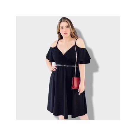 Vestido Formal Falda con Vuelo V 4203