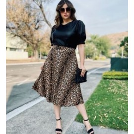 Falda Plisada de moda, modelo F-ELY- 715